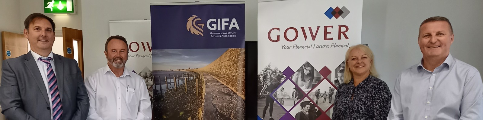 Gower presents to young members of GIFA about managing their money