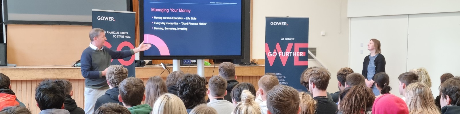 The Guernsey Institute students are given a valuable lesson on how to plan for their financial future