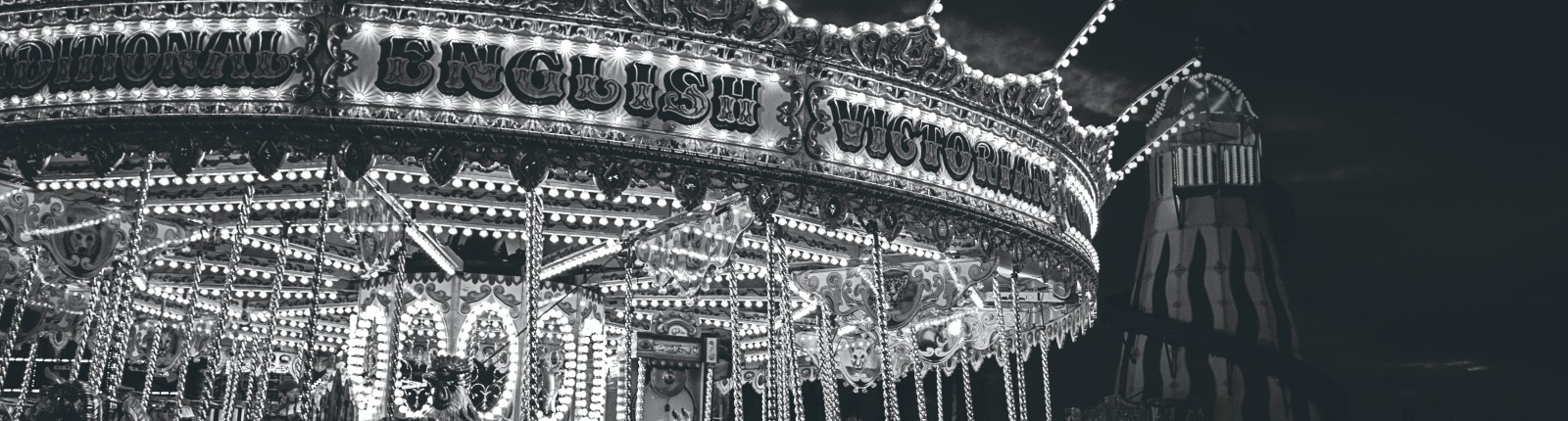 Black and White Merry Go Round