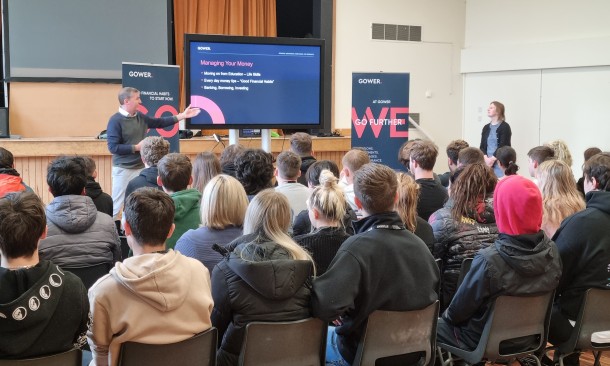 The Guernsey Institute students are given a valuable lesson on how to plan for their financial future